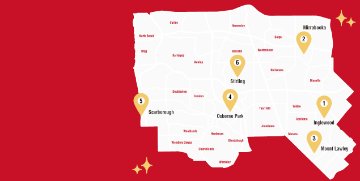 Christmas in the City map locations